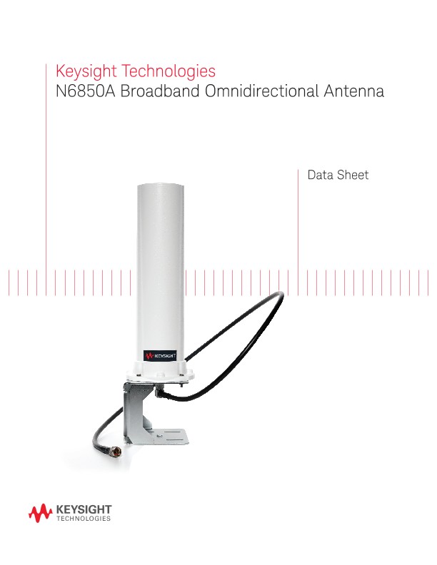 N6850A Broadband Omnidirectional Antenna PDF Asset Page Keysight